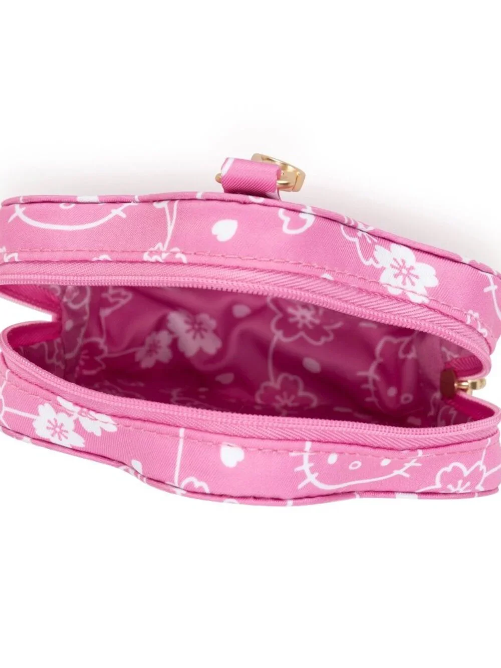 Hello Kitty x JuJuBe Cherry Blossoms Flower Mini Bag Organizer Travel Pouch NWT